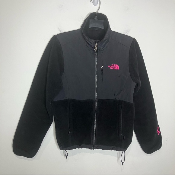 The North Face Jackets & Blazers - The north face pink ribbon Dansko jacket black breast cancer awareness women XS